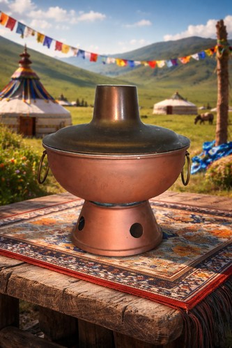 Vintage asian mongolian - vintage, copper