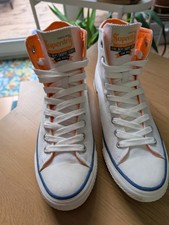 Ladies Super Dry Trainers Size 7 White High Top