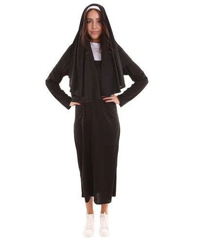 Women nun costume black - women’s, |