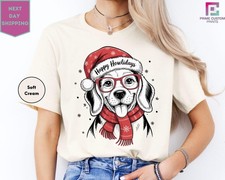 Golden Retriever Shirt Bella Canvas Christmas Dog Lover Tee Soft Cotton