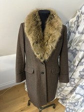 Joules Langley Tweed Wool Coat