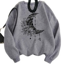 Witchy Dream Catcher Moon Grey