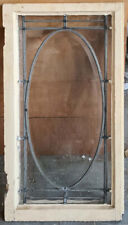 ORIGINAL ART DECO BEVELLED GLASS WINDOW ORIGINAL FRAME