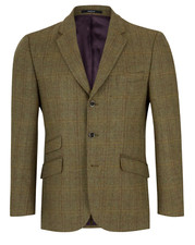 DOUGLAS® Huntley Pure Scottish Lovat Tweed SB3 Jacket - 38S DHL NEXTDAY SRP £349