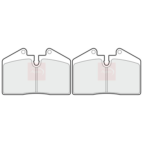 Apec front rear pads - pads, fits