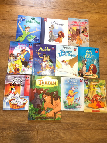 11x walt disney books bundle - disney,
