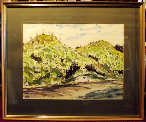 Pair irish watercolours r - pair,
