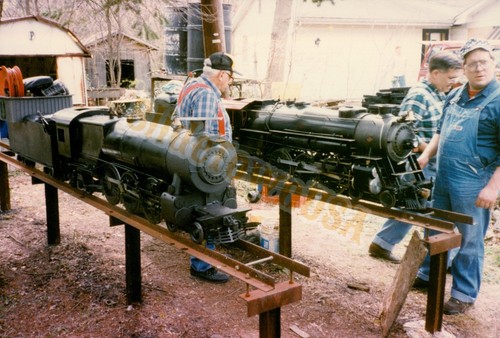 Live steam model train - live,