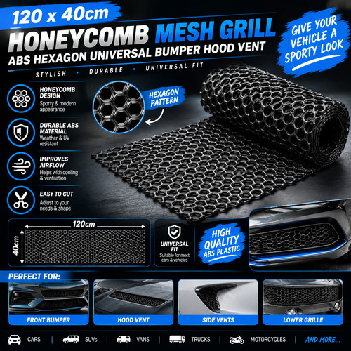 120x40cm honeycomb mesh grill - honeycomb,