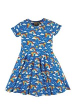 Frugi Girls Blue Dress -