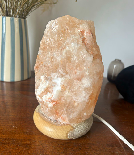 Himalayan pink salt rock - salt, lamp