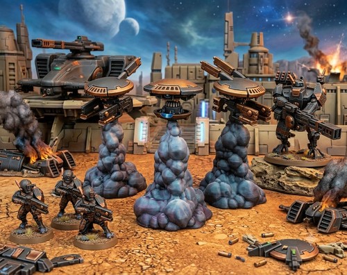 Set tau drone - 5, smoke