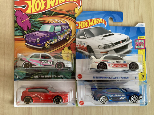Hot wheels bundle subaru - wheels, x