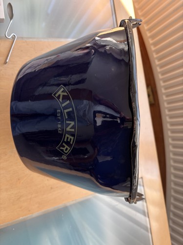 Kilner blue enamel - pan, 14