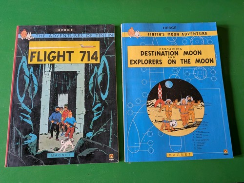 Vintage tintin book - bundle,