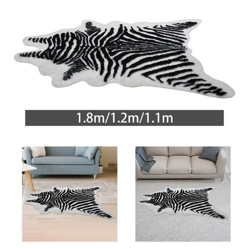 Faux zebra print - rug, carpet