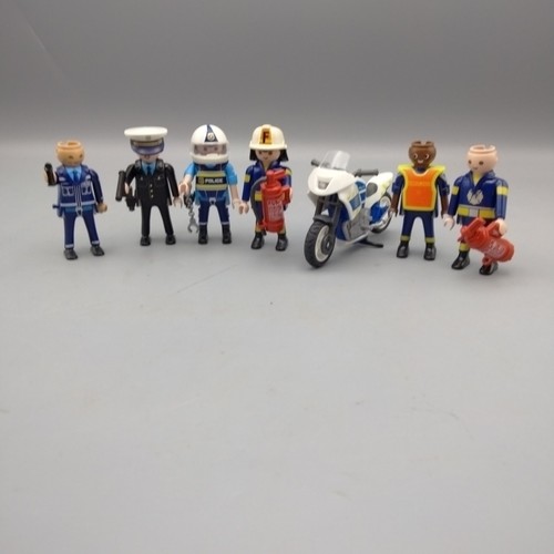 Playmobil ambulance police - police, car