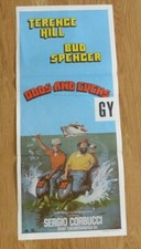 ODDS AND EVENS GENUINE DAYBILL CINEMA POSTER 1978 Terence Hill Bud Spencer