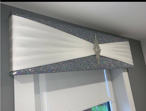 Light silver glitter - glitter, padded