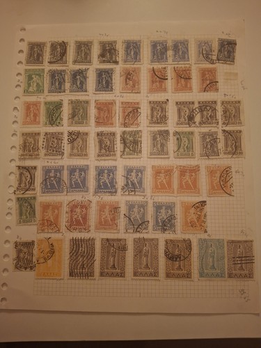 Greece stamps large collection - greece,