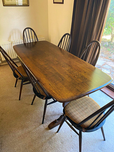 Ercol refectory dining table - refectory,