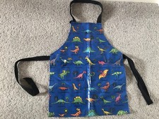 Tyrrell Katz Dinosaur Blue Apron - Good Condition