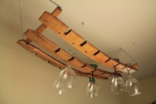 Hanging Wine Glass Rack holds