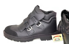 Jallatte Jalmayon Boots UK9 EU43 Black Leather / Toe Cap / Vibram Sole / Welding