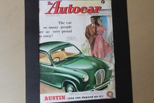 Original 1955 magazine advert: AUSTIN A30 seven frame-ready wall-art 
