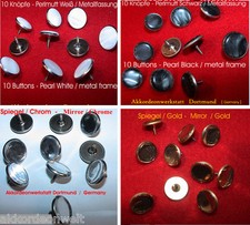 10 accordion buttons, boutons