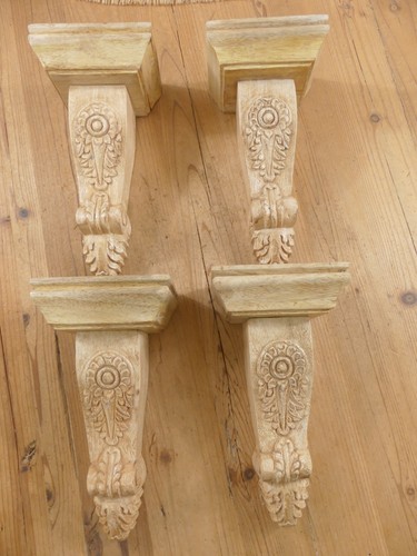 Large wood corbels - corbels, bracket