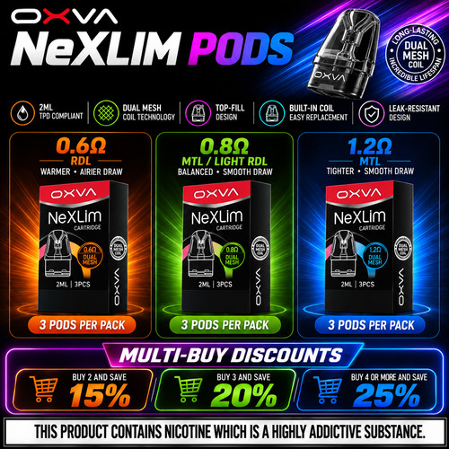 Oxva nexlim unitech - nexlim, pods