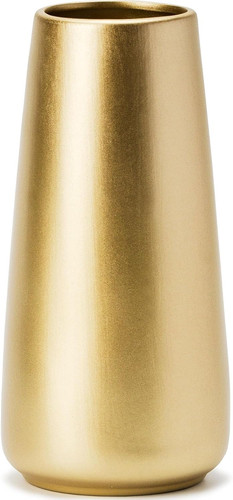 Light gold vase big - gold,