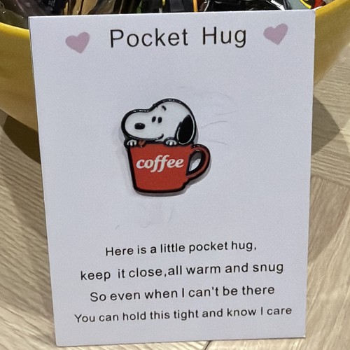 Snoopy drinking coffee mug
