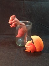 X2 Squirrel Shaped Tea Infuser Flexible, Fun And Funky Tea Timer Helper. AB3