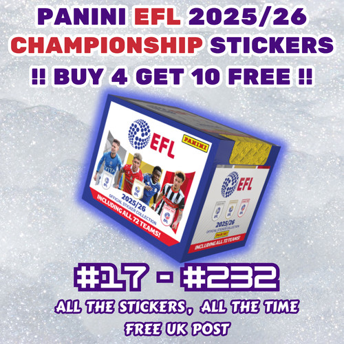 Panini efl 2025 - panini, 2025/26