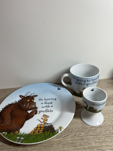 Gruffalo plate mug egg - egg, cup