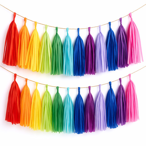 Tassel garland tissue paper - 5,