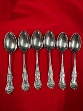 ANTIQUE TEA SPOONS KINGS Patt