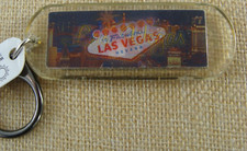 Personalized KYLE Solar Powered Keychain Laser Gifts Flashing Name - Las Vegas