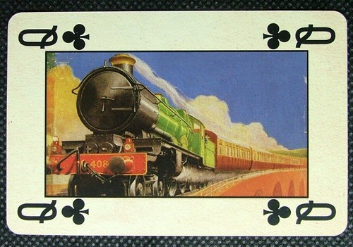 Playing card hornby - playing, railways