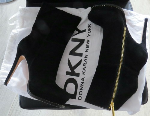 Dkny black suede - black,