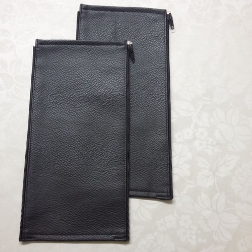 Zip faux leather handle - faux,