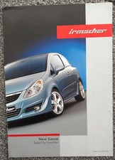 Vauxhall Corsa, Corsa D MK3, Sales Brochure + Irmscher Accessories Brochure VGC