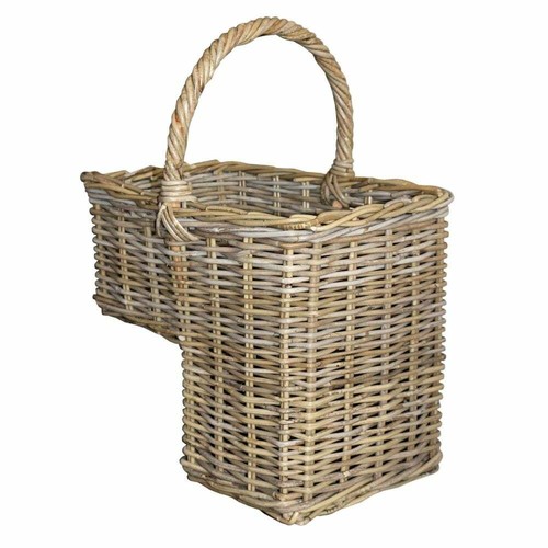 Grey buff rattan wicker - grey, &