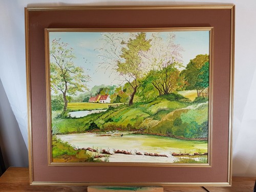 Original acrylic tranquil - acrylic,