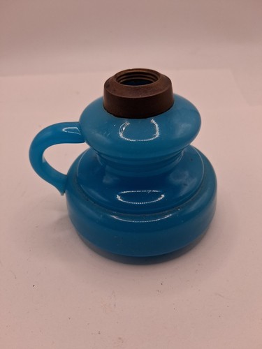 Vintage blue milk vaseline - blue,