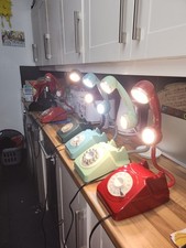 Up Cycled Phone Lamps