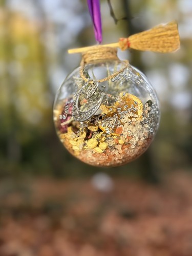 Handmade witch ball - witch’s,