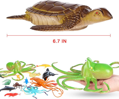 Large sea animal figures - large, toys